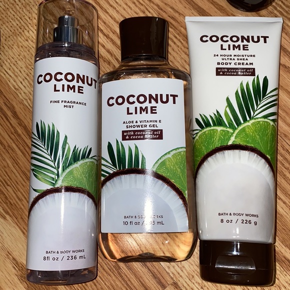 Bath & Body Works Other - BBW COCONUT LIME 3 pc set